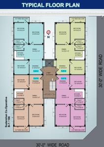 Project Image of 0.0 - 1100.0 Sq.ft 3 BHK Apartment for buy in Sudarshan Co Oparative