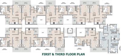 Project Image of 0.0 - 309.0 Sq.ft 1 BHK Apartment for buy in Atmiya Riddhi Residency