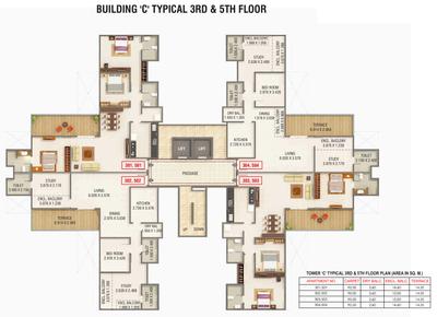 Project Image of 753.47 - 1167.88 Sq.ft 2 BHK Apartment for buy in Kumar Peninsula C