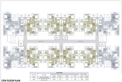 Project Image of 799.76 - 1100.07 Sq.ft 2 BHK Apartment for buy in Sachin Chaandrai Galaxy
