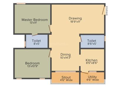 Project Image of 1270.0 - 1770.0 Sq.ft 2 BHK Apartment for buy in Value Valueprop Prime Vivanne