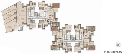 Project Image of 413.01 - 738.0 Sq.ft 1 BHK Apartment for buy in La Mer Regency