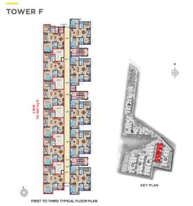 Project Image of 858.0 - 1105.0 Sq.ft 2 BHK Apartment for buy in Shriram Liberty Square
