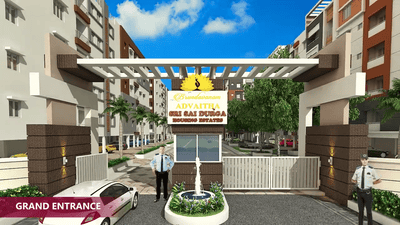 Project Image of 661.0 - 1351.0 Sq.ft 1 BHK Apartment for buy in Sai Brundavanam Advaitha