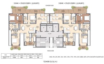 Project Image of 1700.0 - 6100.0 Sq.ft 3 BHK Apartment for buy in Prateek Canary