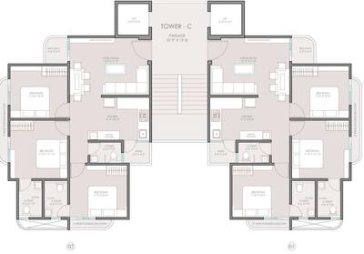 Project Image of 769.0 - 772.0 Sq.ft 3 BHK Apartment for buy in Samanvay Symphony
