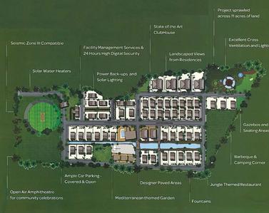 Rajendra Misty Hills Apartment Phase 1 Site Plan 1