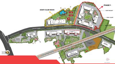 Project Image of 319.0 - 385.0 Sq.ft 1 BHK Apartment for buy in Dosti Greater Thane