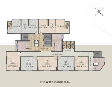 Project Image of 1229.99 - 2429.95 Sq.ft 3 BHK Apartment for buy in Shree Balaji Sky Avenue
