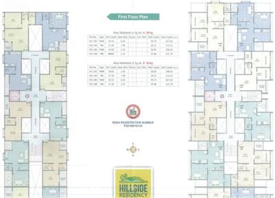 Project Image of 293.0 - 627.0 Sq.ft 1 RK Apartment for buy in Rajshree Hillside Residency