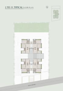 Project Image of 711.82 - 792.55 Sq.ft 2.5 BHK Apartment for buy in Pragatya Siddhi