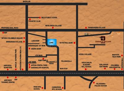 Project Image of 1054.0 - 1408.0 Sq.ft 2 BHK Apartment for buy in SLV Defence Enclave