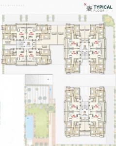 Project Image of 0.0 - 2736.0 Sq.ft 3 BHK Apartment for buy in Shreeji Landmark
