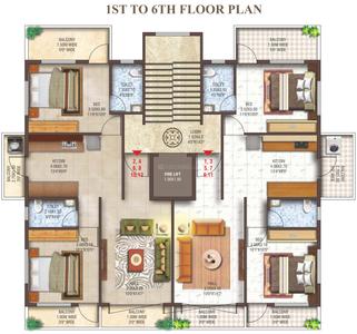 Project Image of 775.0 - 790.0 Sq.ft 2 BHK Apartment for buy in Vanraaj Homes
