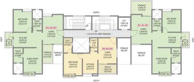 Project Image of 473.0 - 751.0 Sq.ft 1 BHK Apartment for buy in SR Anand Residency A B C