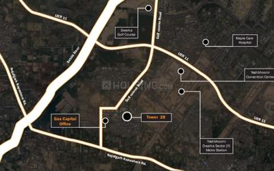 Project Image of 1300 Sq.ft 3 BHK Apartment / Flat for sale in Sector 28 Dwarka for Rs. 8500000