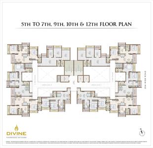 Project Image of 482.0 - 587.0 Sq.ft 2 BHK Apartment for buy in Devkrupa Divine