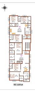 Live Pruthuvi Pruthuvi Cluster Plan for 1st Floor 1