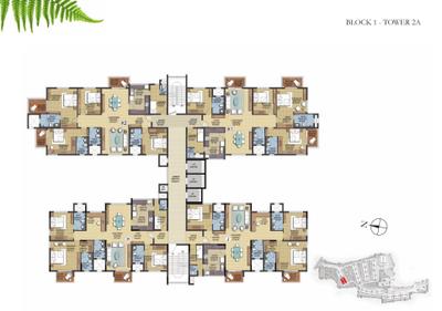Project Image of 1174.0 - 2597.0 Sq.ft 2 BHK Apartment for buy in Prestige Ferns Residency