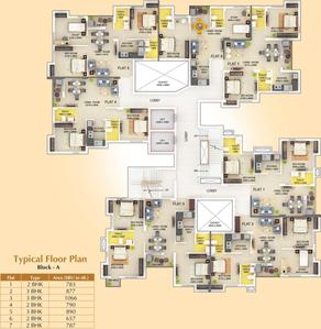 Project Image of 596.0 - 1066.0 Sq.ft 1.5 BHK Apartment for buy in Signum Parkwoods Estate Phase I