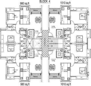 Project Image of 980.0 - 1405.0 Sq.ft 2 BHK Apartment for buy in Arboretum Magnolia