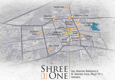 Project Image of 2040.0 - 2428.0 Sq.ft 3 BHK Apartment for buy in Shreeji Shree One