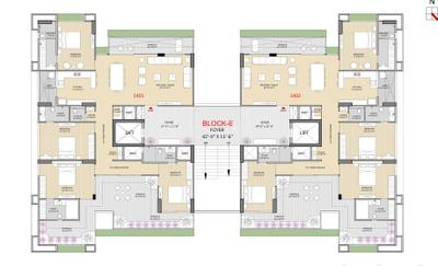 Project Image of 2115.0 - 3528.0 Sq.ft 3 BHK Apartment for buy in Laxmi Azzaro