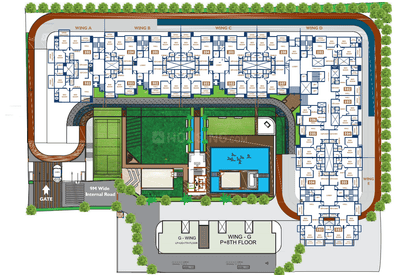 Project Image of 734.0 - 1154.0 Sq.ft 2 BHK Apartment for buy in Oxy Beaumonde Phase 2