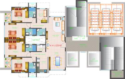 Project Image of 805.0 - 1186.0 Sq.ft 2 BHK Apartment for buy in MJ Shah Arihant Towers