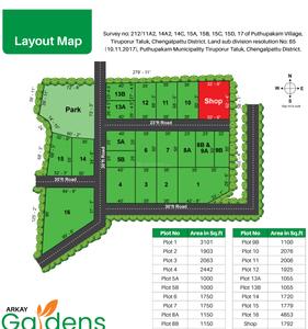 Project Image of 1000.0 - 2000.0 Sq.ft Residential Plot Plot for buy in Arkay Gardens