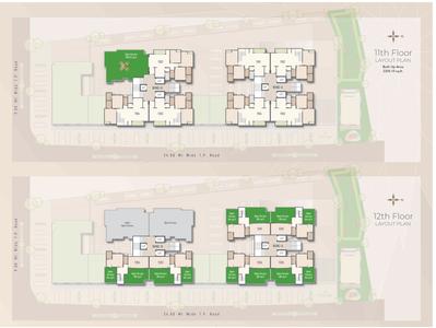 Project Image of 1020.0 - 2100.0 Sq.ft 3 BHK Apartment for buy in Vallabh Heights