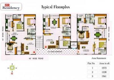 SR Residency Layout Plan 1