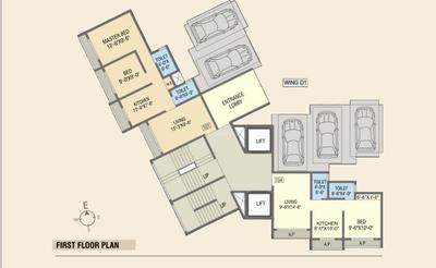 Project Image of 402.0 - 570.0 Sq.ft 1 BHK Apartment for buy in Shree Balaji Pristine