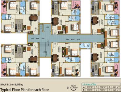 Project Image of 702.0 - 905.0 Sq.ft 2 BHK Apartment for buy in Pushppalki Sridhar Vihar