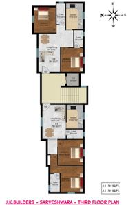 Project Image of 761.0 - 794.0 Sq.ft 2 BHK Apartment for buy in J K Sarveshwara