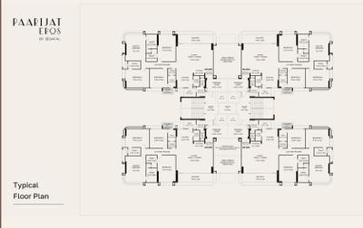 Project Image of 0.0 - 1832.99 Sq.ft 4 BHK Apartment for buy in Paarijat Eros