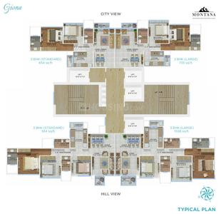 Project Image of 594.0 - 1952.0 Sq.ft 2 BHK Apartment for buy in Sheth Montana