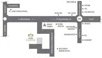 Project Image of 841.0 - 1453.0 Sq.ft 2 BHK Apartment for buy in Colorhomes Castle