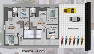 Project Image of 563.0 - 684.0 Sq.ft 2 BHK Apartment for buy in Crest Uberta