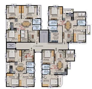 Project Image of 977.0 - 2149.0 Sq.ft 2 BHK Apartment for buy in My Hill Nest Ph II