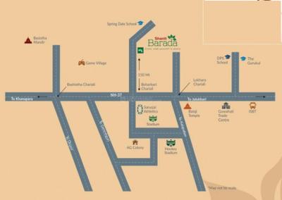 Project Image of 980.0 - 1610.0 Sq.ft 2 BHK Apartment for buy in Shantinath Shanti Barada