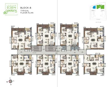 Project Image of 1765.0 - 2159.99 Sq.ft 3 BHK Apartment for buy in Lansum Eden Gardens