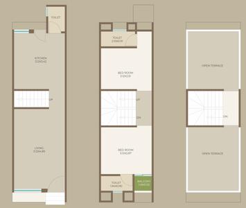 Project Image of 327.01 - 727.86 Sq.ft 2 BHK Villa for buy in Matangi Radhekrishna Residency