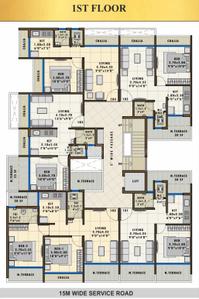Project Image of 193.0 - 282.0 Sq.ft 1 BHK Apartment for buy in RCD Sarang Iris
