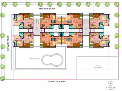Project Image of 1800 Sq.ft 2 BHK Apartment / Flat for sale in Kudasan for Rs. 8000000
