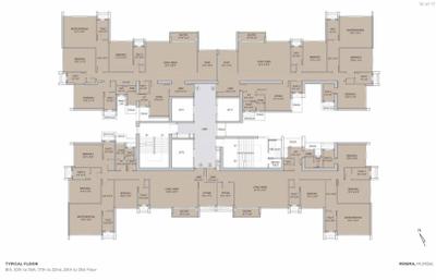 Project Image of 2600.0 - 3200.0 Sq.ft 4 BHK Apartment for buy in Prisma By Oberoi Realty
