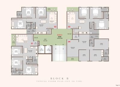 Project Image of 832.16 - 850.24 Sq.ft 3 BHK Apartment for buy in Unnati Shyam Harmony