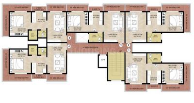 Project Image of 307.0 - 317.0 Sq.ft 1 BHK Apartment for buy in Pyramid Bella View
