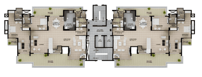 Project Image of 2390.0 - 4000.0 Sq.ft 3 BHK Apartment for buy in Shalimar Krrish Ibiza Town
