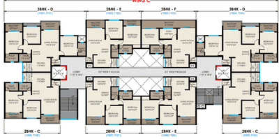 Project Image of 721.0 - 1472.0 Sq.ft 2 BHK Apartment for buy in Landmarkk Luxuria